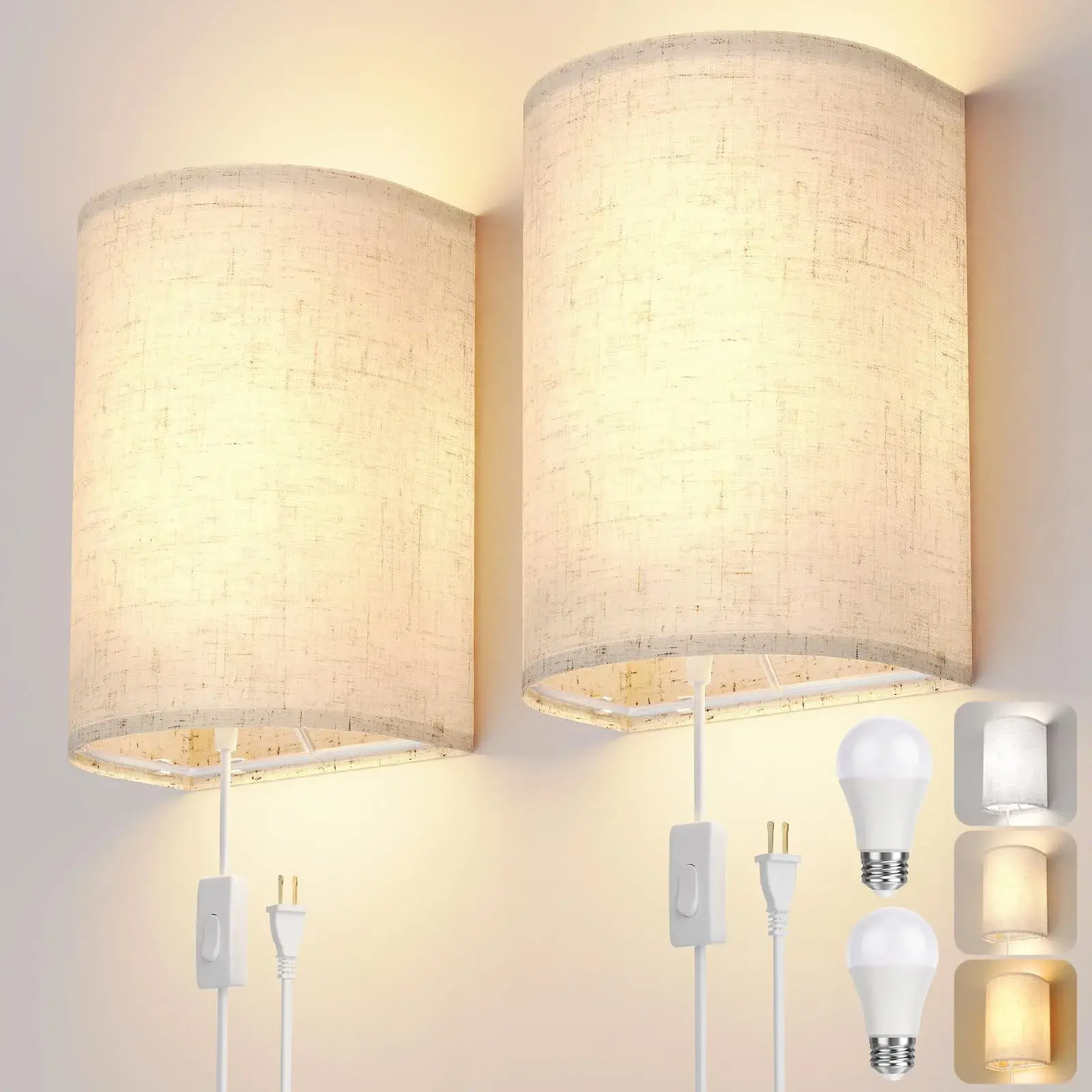brightown-plug-in-wall-sconce-lamp image 3