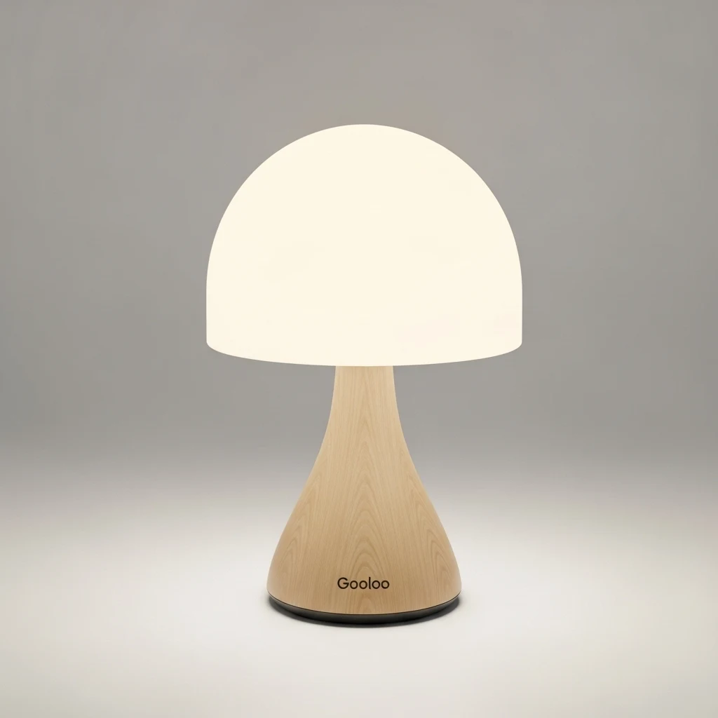Gooloo wireless charging bedside lamp image 3