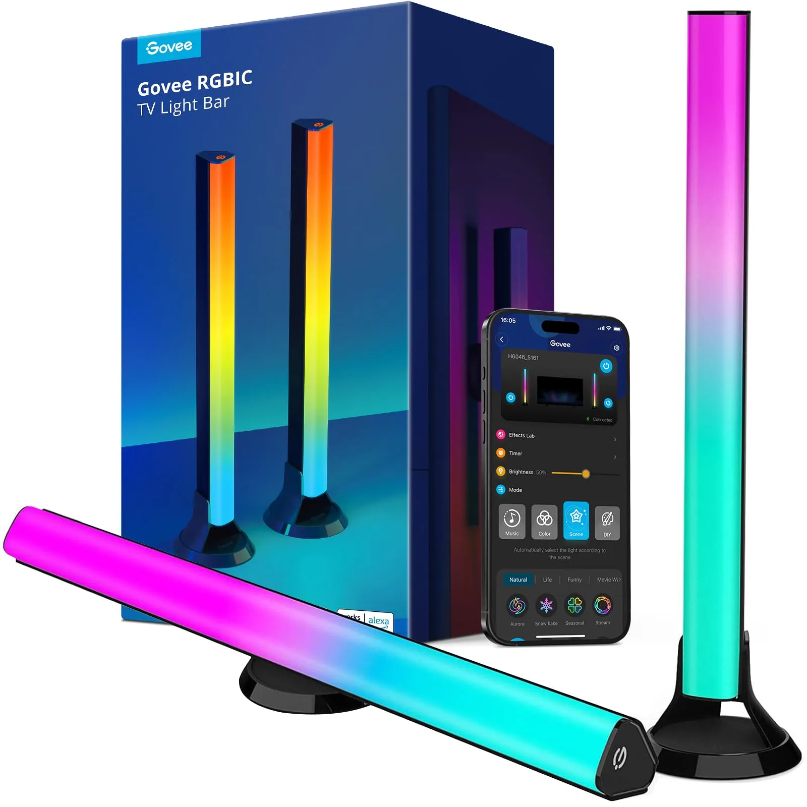 Govee RGBIC neon table lamp image 2