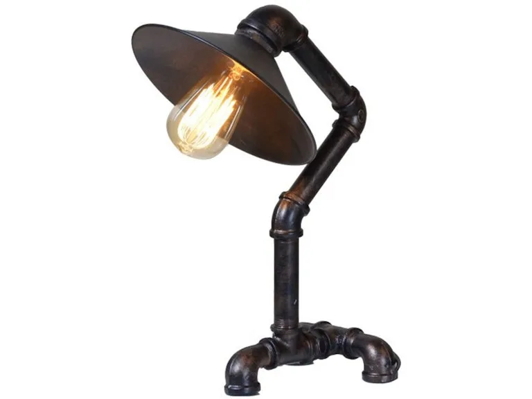 Konlite industrial pipe table lamp image 3