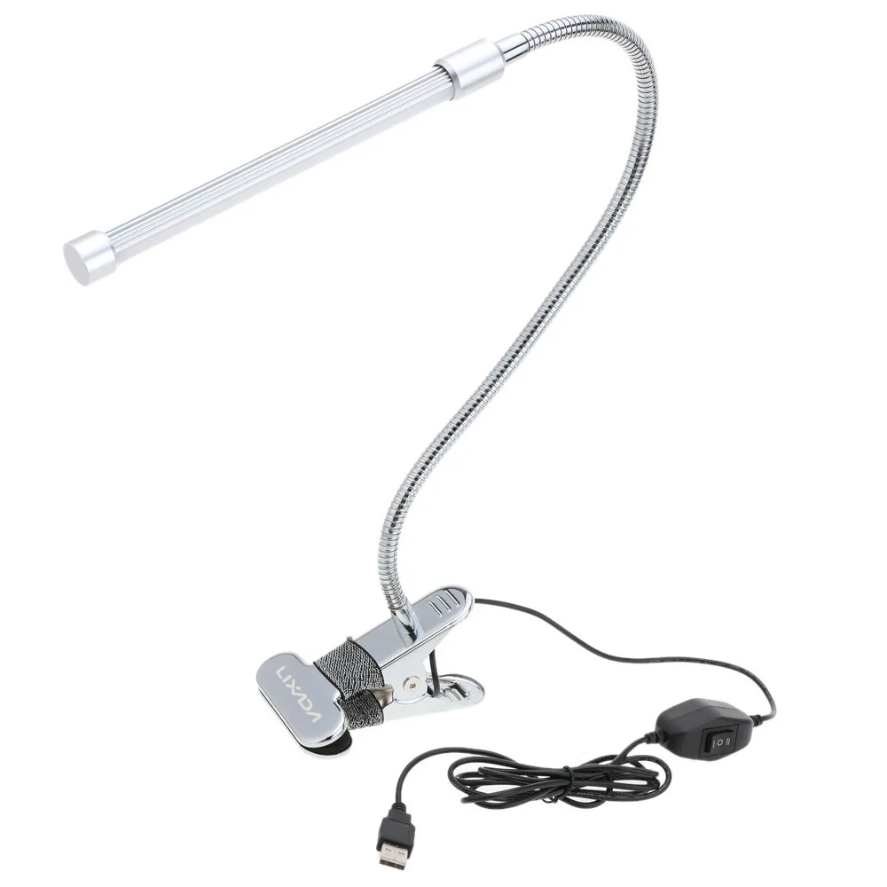 Lixada USB flexible neck lamp