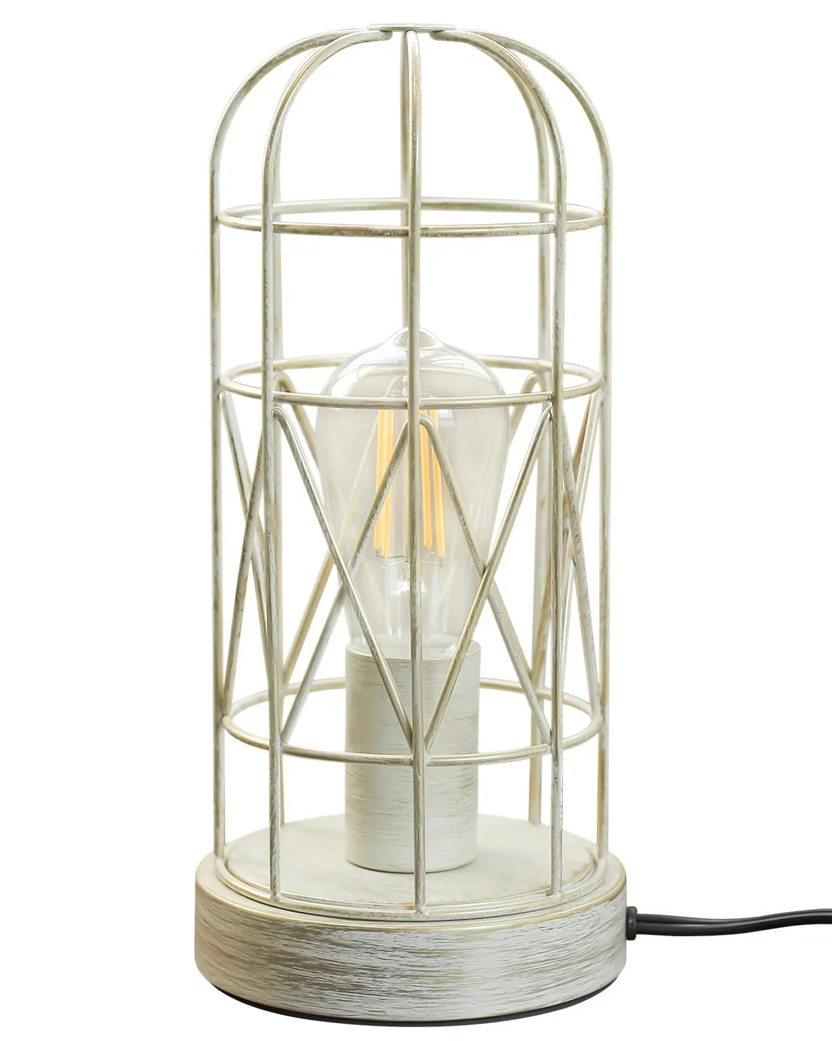 TRLIFE vintage cage table lamp image 3